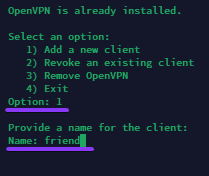 Создаем конфиг для друга